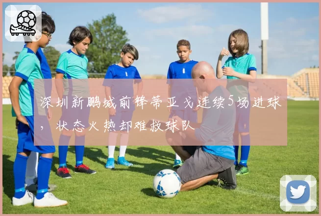 深圳新鹏城前锋蒂亚戈连续5场进球，状态火热却难救球队
