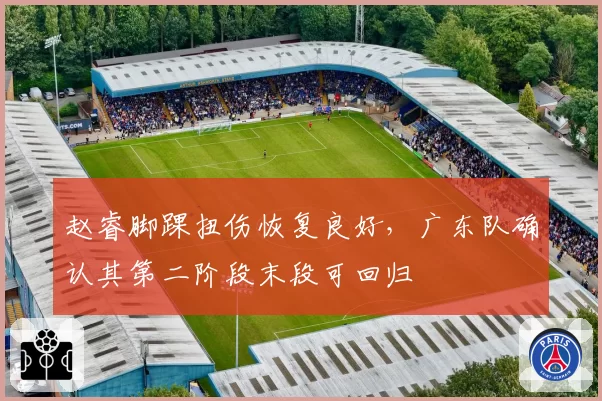 赵睿脚踝扭伤恢复良好，广东队确认其第二阶段末段可回归